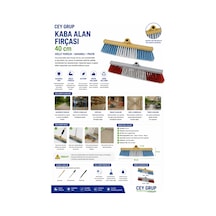 Kaba Alan Fırçası Plastik Sert 40 Cm - 505883877