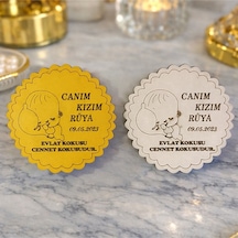 Yeni Doğan Bebek Temalı Magnet Kişiye Özel 25 Adettir No 105