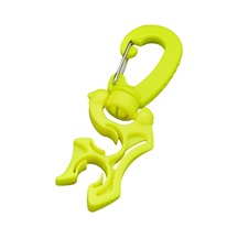 Suntek Dalış Hortumu Tutucu Klipsi Yaylı Kanca Çift Bcd Sarı