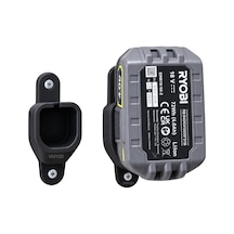 Ryobi 18v One+ Battery Wall Mount 18v One+ Batarya Duvar Askı Aparatı, Akü Tutucu, Duvar