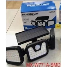 POWERMASTER MX-W771A SOLAR AYDINLATMALI DUVAR LAMBASI Siyah
