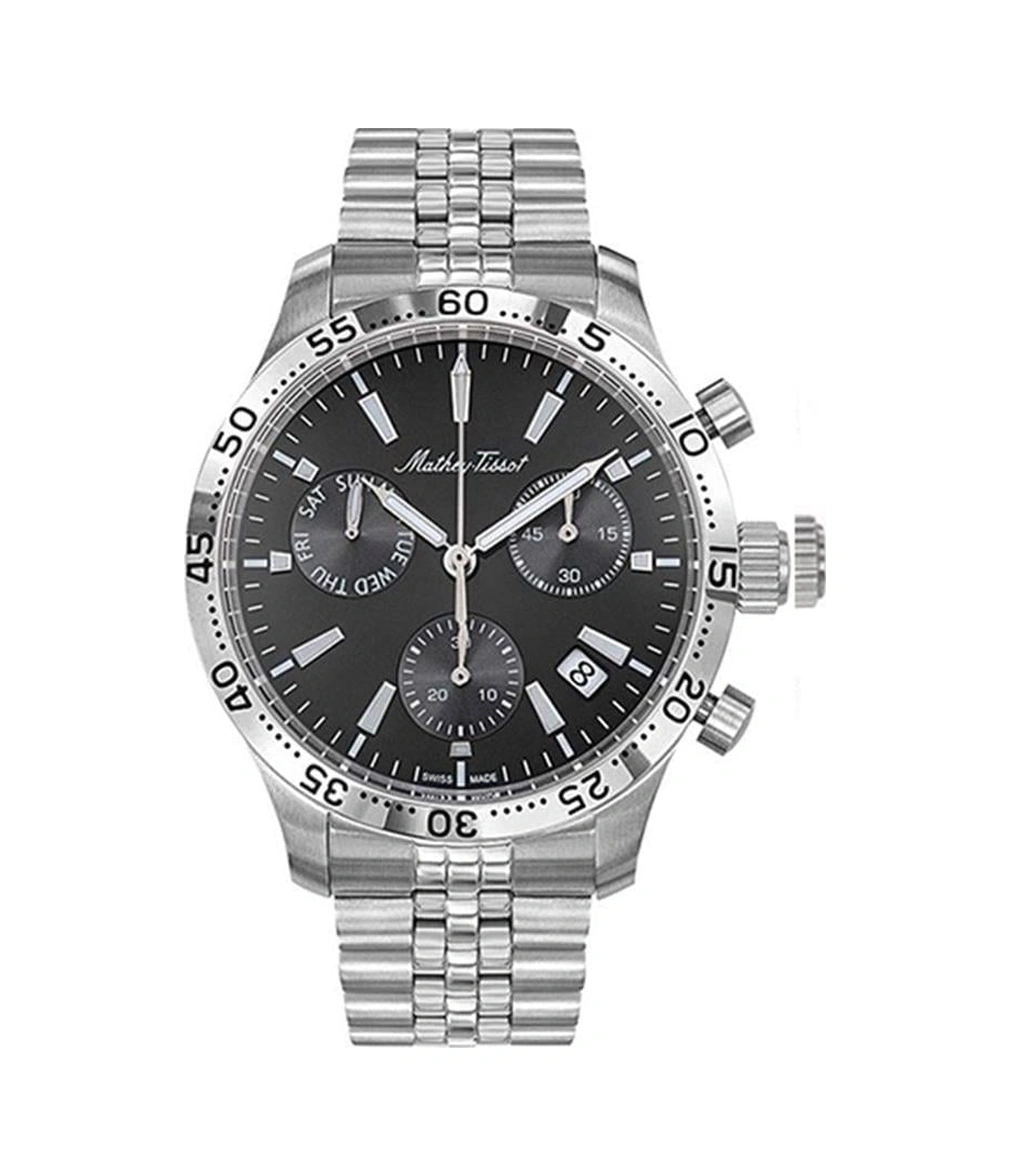 Mathey Tissot H1822chan Erkek Kol Saati Gümüş - Beyaz