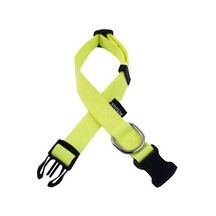 Actirex Neon Yumuşak Doku Ayarlanabilir Köpek Boyun Tasma Yellow Sarı