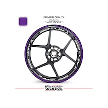 Yamaha Mt-25 Jant Sticker Ve İç Yazı Basklı Etiket Sticker Modeli Premium Kalite