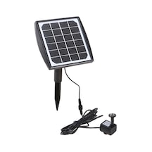 Xindoker Güneş Enerjili 4 Farklı Desenli Fontaine Pompa Seti - 6v/2w, Otomatik Başlangıç, Kuş Havuzu, Akvaryum, Bahçe Dekorasyonu