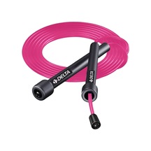 Açık Pembe Uzunluğu Ayarlanabilir Deluxe Atlama İpi