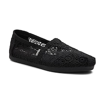Espadril / Keten Kadın 10016254 Toms Moroccan Crochet Wm Aclass Black Siyah