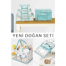 Yeni Doğan Seti Bavul Organizer,bebek Bakım Ve Alt Bakım Çantasıx