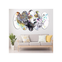 Kadın - 5 Parçalı Tablo Görsel - 702503377 Görsel