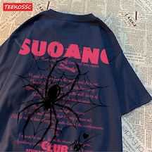 Noıssey Urban Pop Graphic Kadın Tişört Koleksiyonukod 5191 Lacivert