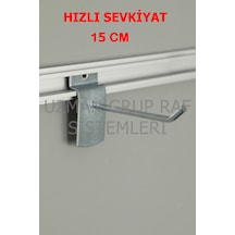 Uzmangrupraf Uzman Grup Raf Kanallı Pano Kancası-15 Cm Kanallı Pano Kancası Galvaniz