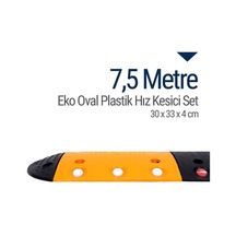 Eko Oval Plastik Hız Kesici Set. Yol Kasisi 7.5 M N11.108
