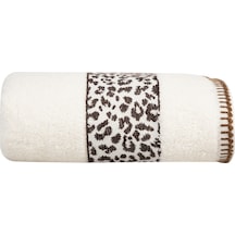 Mudo Home Penelope Leopar Yüz Havlusu 50x80 Beyaz