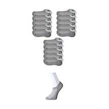 Gri Erkek Görünmez Çorap 15 çift Gri