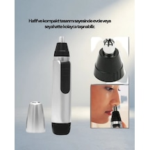 Kompakt Burun Kulak Kaş Tıraş Makinesi 3d Bıçaklı 1 - 2 Saat