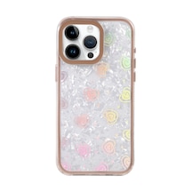 Apple iPhone  Uyumlu-  15 Pro Lumi Desenli Kapak - Çöl Titanyum