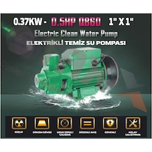 Mrs-Max Qb60 Elektrikli Su Motoru 0.5Hp 1 Inç N11.584