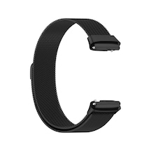 Adige Xiaomi Redmi Watch 3 Active Kordon Metal Hasır Siyah