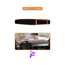 Renault 12 Kapaklı Uyumlu Torpido Örtüsü Yansıma Önleyici Tam Koruma Hızlı Montaj J34