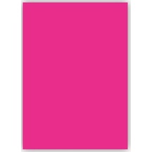 100 Adet 50x70 Boyutunda Pembe Fon Kartonu 160 Gram