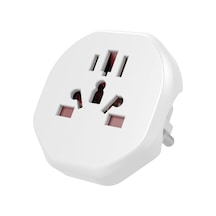 Lexroo Evrensel Seyahat Priz Adaptörü 2300w Universal Fiş Dönüştürücü Eu Avrupa Priz Adaptörü Abd