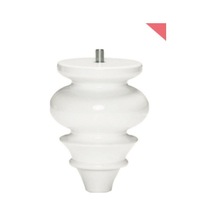 Karakoçaksesuar Karakoç Safir 14 Cm Beyaz Plastik Şık Mobilya Ayağı (4 Adet)