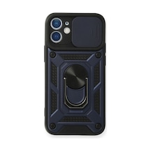Apple İphone 12 Mini Kılıf Pars Lens Yüzüklü Silikon