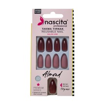 Nascita Almond Takma Tırnak Renkli 24 Lü Set Nasnaıl00151