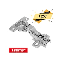 Badem10 Samet Star Dolap Kapak Menteşesi Yarım Deve Tas Mentese (1 Çift)