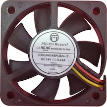 Pelko Motors 50X50X10Mm C5010H24Bplb2A-7 Dc 24V 0.10A Kare Fan