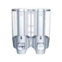 Reedark "kilitli Çift Hazneli Duvar Sabunluk - Şık Ve Hijyenik Ev & İş Yeri Çözümü" 112 Karakter Alternatif Başlık: "premium Kilitli Duvar Sabun Dispanseri - Geniş Kapasiteli, Sızdırmaz" 97 Karakter Gümüş