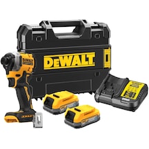 Dewalt DCF850E2T-QW 18V 1.7AH Li-ion Power Stack Kömürsüz Çift Akülü Darbeli Vidalama