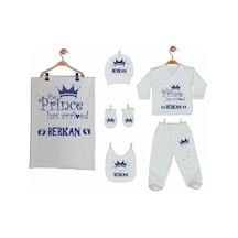 Pia Baby Gl 1907-07 İsme Özel Battaniye Zıbın Set Krem