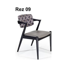 Rez 09 Modern Şık Ergonomik Dayanıklı Konforlu Ahşap Ayaklı Salon Yemek Sandalyesi Modeli Çok Renkli