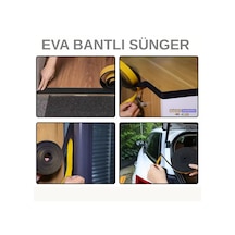 Eva Neopren Conta Sünger Bantlı Sızdırmazlık Bandı 2mm Kalınlıkta 25mmx25mt
