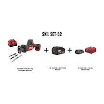 Skil Set-32 Skil Compact 3475FA Akülü Kılıç Testere Çantalı +4AH Li Batarya + 2.5AH Li + 2.4A Şarj Cihazı
