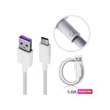 5A Xiaomi Huawei Uyumlu Type-C Hızlı 1 Metre Şarj Kablosu