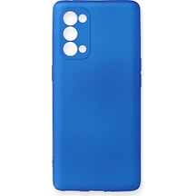 Newface - 982 - Oppo Reno 5 Pro Kılıf First Silikon - Ece-umay - - Mavi