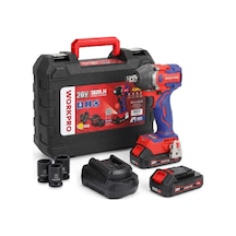 Workpro Wp390226 20volt 2.0ah. Li-ion 1/2 360nm Çift Akü Kömürsüz Profesyonel Şarjlı Somun Sıkma