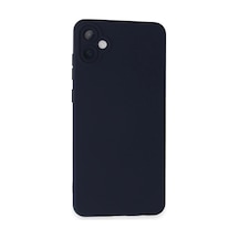 Newface - 802 - Samsung Galaxy A05 Kılıf Nano İçi Kadife Silikon - Csmo-tex - - Lacivert