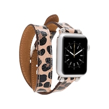 Bouletta Apple Watch Uyumlu Deri Kordon 38-40-41mm Ferro Dt Le02n