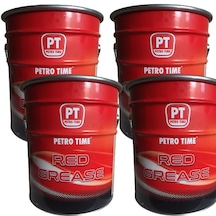 Petro Time Kalsiyumlu Suya Dayanıklı Kırmızı Gres 4 x 1 KG