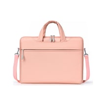 Dizüstü Bilgisayar Çantası Dizüstü Bilgisayar Çantası 13.3 14 15.6 İnç Su Geçirmez Dizüstü Bilgisayar Çantası Bilgisayar Omuz Çantası Evrak Çantası Dizüstü Bilgisayar Kılıfı İçin Uygundur Pembe, 15.6 İnç Pembe