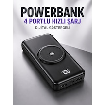 10.000 Mah Powerbank 4 Portlu Hızlı Şarj Dijital Göstergeli Çok Renkli 32193120