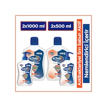 Activex Aktif Sıvı Sabun 2 x 1 L + 2 x 500 ML