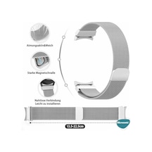 Samsung Galaxy Watch 5 40mm Kordon Milano Loop Gümüş Çok Renkli