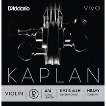 D'Addario KV312 Kaplan Vivo 4/4 D Keman Teli (Re)