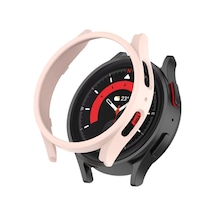 Sones Samsung Galaxy Uyumlu Watch5 Pro 45mm Yarım Kapsama Delikli Pc Koruyucu Kılıf İçin