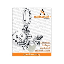 Ateş Böceği Charm Asafaccessory Gümüş