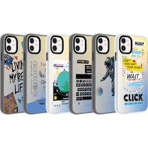 Apple Uyumlu iPhone 11 Uyumlu Desenli Zore Dragon Sert Kılıf-klavye Klavye -